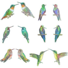 Adesivos anti-colisão Colibri janela decals PVC janela pegamento