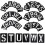 Multi-Function Black Pp Plastic Alphabet Number Letter Stencils Set 42 Sheets 1