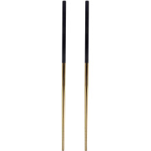 1 par metall spisepinner varmebestandige metall spisepinner rustfritt stål elegant design ergonomisk sikkert grep