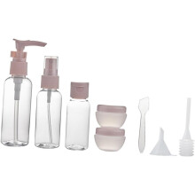 Set mit 8 leeren Make-up-Fläschchen, 50 ml Reise-Lotion-Sprühflaschen mit Tropftrichter, Mini-Behälter