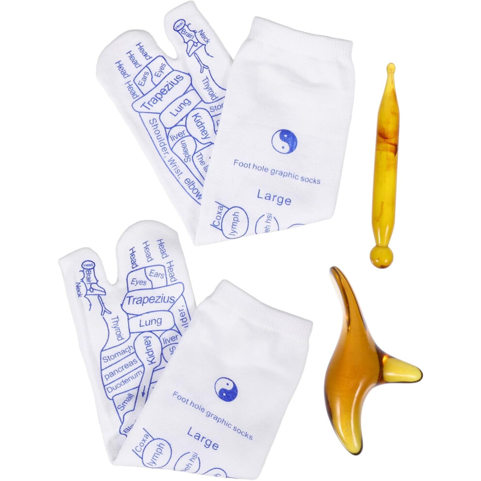 Hkhbjs Acupressure Socks And Massager Set For Overall Relaxation And Relieves Fatigue