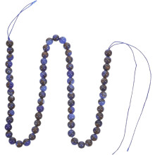 Runde Abstandshalter aus blauem Stein für die Schmuckherstellung, zum Basteln von DIY-Armbändern und -Halsketten, vielseitig einsetzbar