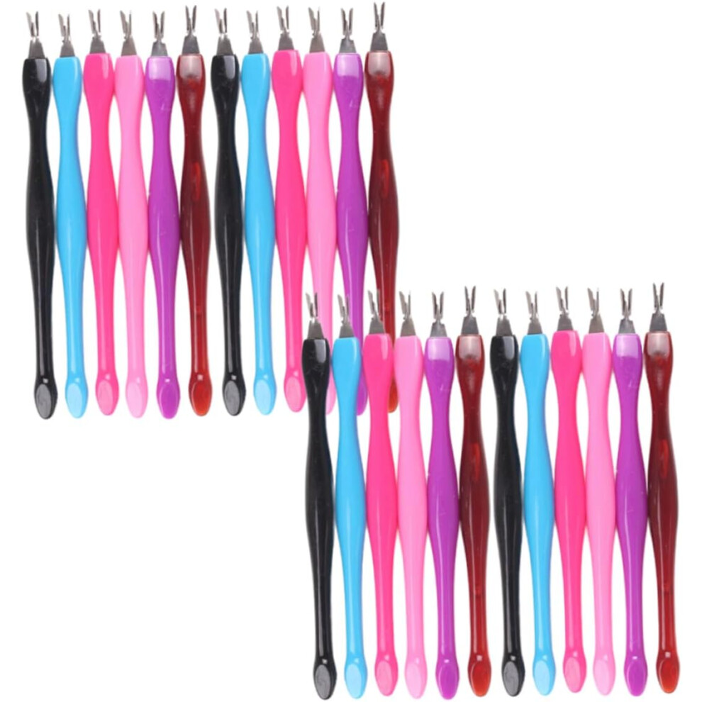 Hkhbjs Exfoliating Spatula Dead Skin Fork Includes Cuticle Remover And Nail Art Tool For Women