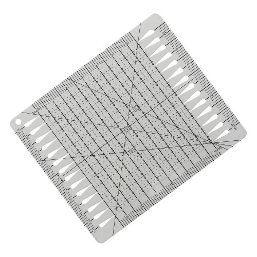 6 polegadas Quilting corte régua para costura Patchwork com fenda modelo