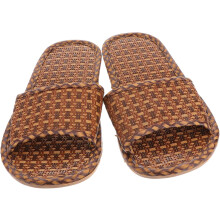 Sommerliche Rattan-Sandalen für Zuhause, Bambus-Hausschuhe, lässige Rattan-Hausschuhe für den täglichen Gebrauch