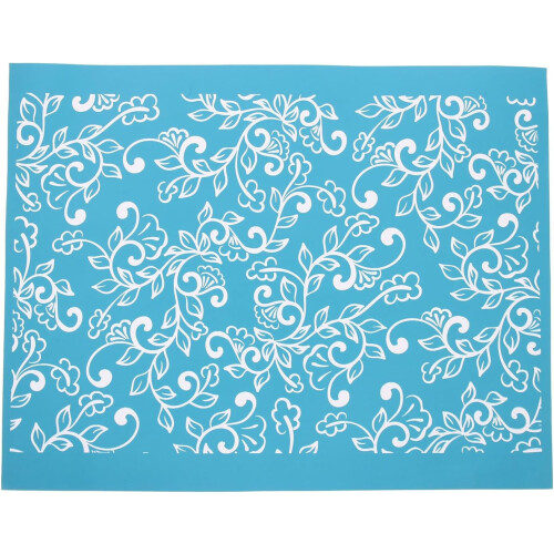 Washable Mesh Screen Stencil with Self-Adhesive Backing for DIY Silk Screen Printing Transfer