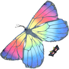 Schmetterlingsflügel-Umhang für Jungen und Mädchen, Feenkostüm, Partyzubehör, Festival-Cosplay-Accessoire