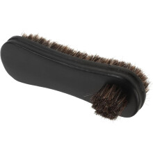 Brosse à chaussures portable pour nettoyer chaussures et bottes, idéale pour les voyages et la maison. Fabriquée en matériau