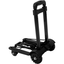 Chariot à main portable pliable en alliage d'aluminium, petit chariot de courses