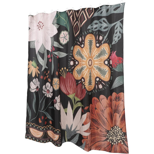 Wasserdichter Duschvorhang aus Polyester, wiederverwendbar und elegant