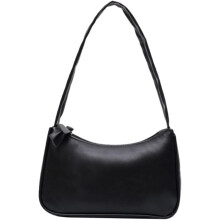 Klassische Clutch-Handtasche, leichte Schultertasche aus PU mit Reißverschluss, modisches Design
