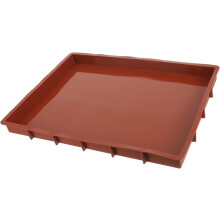 Moule à pain en silicone réutilisable, rectangulaire, pour la cuisson du pain et des toasts.