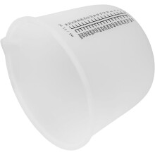 Grand verre doseur en silicone 1000 ml, réutilisable, en résine, antiadhésif, avec balance de précision