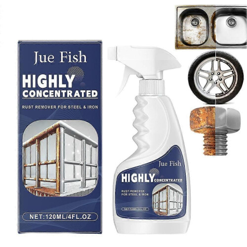 Rust Remover 120ml - Steel Iron Surface Cleaner Protective Film Formula