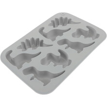 Lot de 8 moules en silicone dinosaures pour pâtisserie DIY - Moules en silicone légers, robustes et antiadhésifs