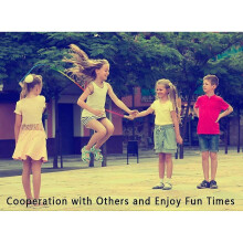 Long Skipping Rope Rope Skipping Group Rope for Children and Adults 2.8 m Skipping Rope for Multiplayers