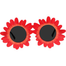 Sonnenblumen-Sonnenbrille, Partybrille für Strand, Geburtstag, Cosplay, Outdoor-Spaß