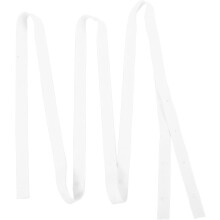 Ruban de boutons-pression pour loisirs créatifs, 2 m, plastique blanc, bordure de couture