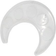 Bandeja de molde de silicone em forma de lua com alça, molde de montanha de cristal Epoxy DIY para fundição de resina