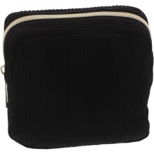 Petite trousse de maquillage élégante pour sac à main, mini trousse de rangement pour cosmétiques et articles de toilette de voyage.