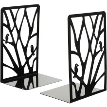 1 Paar Buchstützen aus Eisen zur Aufbewahrung von Büchern – Zarte Haptik und glatte Oberfläche