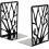 1 Pair Iron Book Storage Rack Bookends Delicate Touch and Smooth Surface 1
