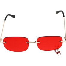 Metall-Sonnenbrille, randlose Sonnenbrille für Reisefotografie, Brillen für Damen, Sonnenbrille für Festivals