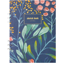 Carnet de croquis A4 détachable pour étudiants, carnet de dessin portable à main levée avec feuilles mobiles