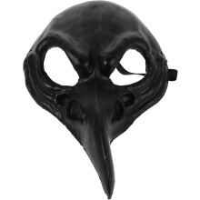Totenkopf-Vogelmaske – Gruselige Halloween-Tierkostüm-Requisite für Maskenball-Dekoration – Realistische Simulationsmaske