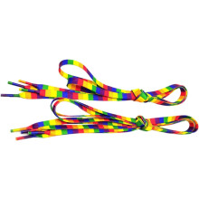 Regenbogenfarbene elastische Schnürsenkel, bunte Farbverlauf-Schnürsenkel für jede Jahreszeit, kreative elastische Regenbogen-Schuhe