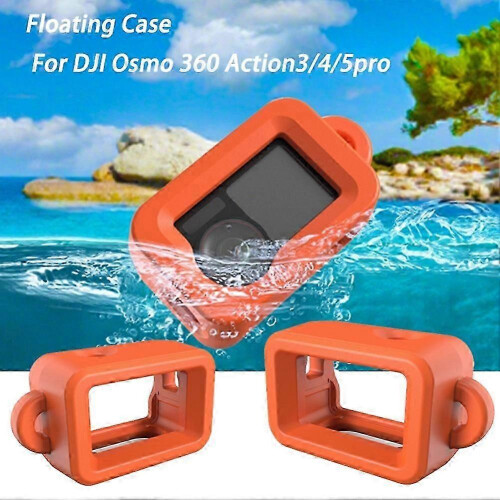 Waterproof Diving Floating Case for DJI Action 5pro Protective Cover Float Shell Frame for Insta360 Ace/Ace Pro Camera 1