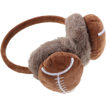 Warme Ohrenschützer, flauschiger Sportball-Ohrenschützer, Stirnband, Winterplüsch-Rugby-Ohrenwärmer