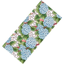 Static Cling Bathroom Privacy Film Stained Window Cling Vintage PVC Window Film Decorative Effect