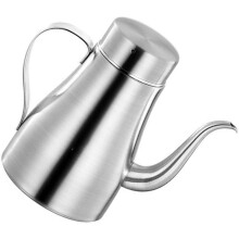 18oz rozsdamentes acél olajadagoló palack csöpögésmentes, többfunkciós konyhai olajtartállyal