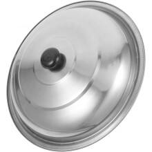 Ersatzdeckel für Bratpfanne und Kochtopf, runder Edelstahldeckel