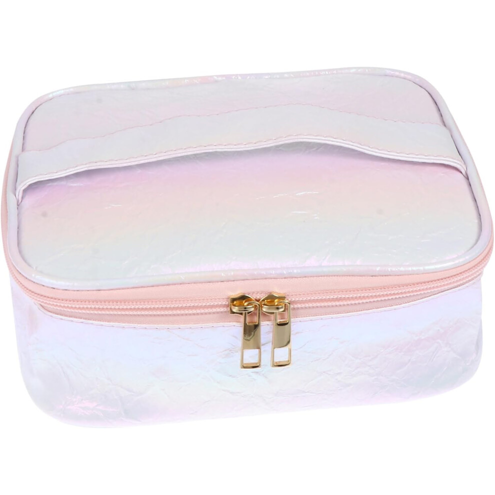Hkhbjs Colorful Pvc Travel Toiletry Bag For Women, Large Capacity Makeup Organizer Pouch