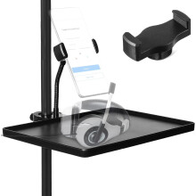 Aufsteckbare Soundkartenablage für Live-Übertragungen mit verbessertem Verschlussdesign für sicheren Halt