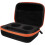 Multifunctional 2-Compartment Yoyo Case Portable Yo-yo Storage Pouch Orange Trim 1