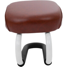 Tabouret de prière ergonomique avec coussin rembourré et structure en métal