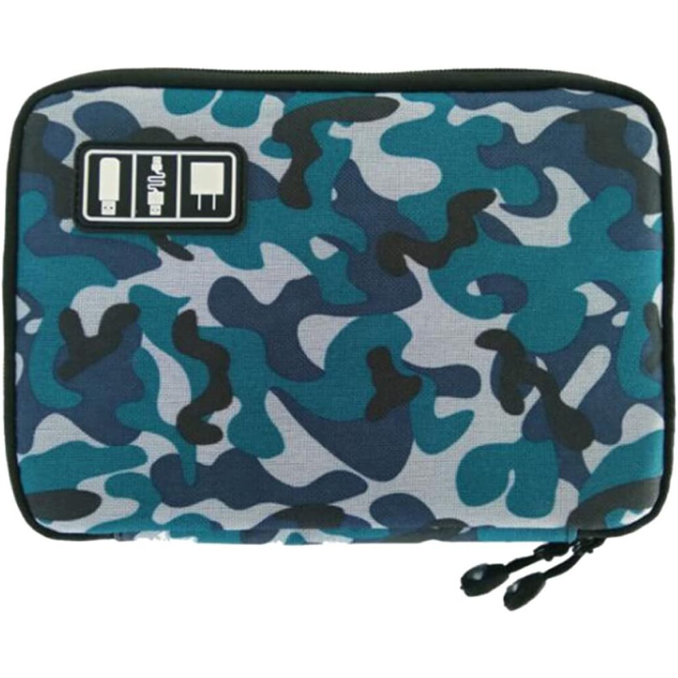 2Layer Cable Organizer Bag Camouflage Versatile Electronics Accessories Case 5455468953484