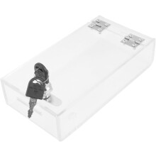 Handy-Aufbewahrungsbox aus Acryl, 7,5 x 5 x 3 Zoll, abschließbar