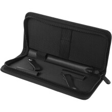 Friseurtasche, Werkzeugtasche für Barbiere, leichte PU-Scherentasche, Einzelreißverschluss