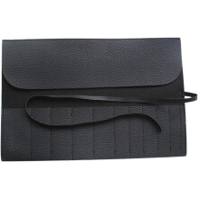 Tragbare Kosmetiktasche für Reise-Make-up-Pinsel, Pinselkapazität zufällige Farbe