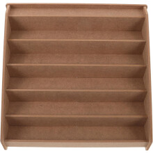 Farbregal aus Holz, 5-stöckig, große Kapazität, multifunktionales Design