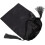 Tassel Drawstring Bag Black Satin Toiletry Pouch Compact Multi-function Storage Organizer Suitable 1