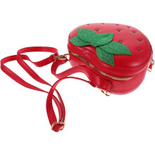 Erdbeerbrötchen Kawaii Mädchen Schultertasche Erdbeer-Umhängetasche für Mädchen Handtasche Crossbody für Jungen