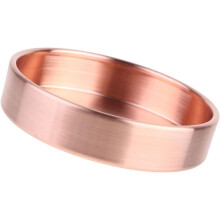 Mehrzweck-Ablage für Kleinteile, 16,5 cm Durchmesser, Messing, glatte Oberfläche, elegant und schlicht für den Schreibtisch