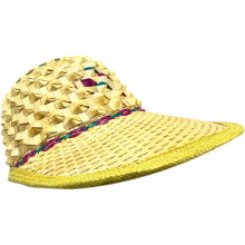 Ananas-Sonnenhut aus Bambus für Erwachsene, traditionelle asiatische UV-Schutzkappe