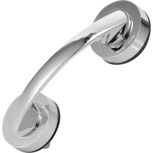 Suporte da alça da taça de sucção Grip Abs Plastic Não precisa perfurar buracos Instalação simples Pulse de vidro da porta de prata