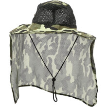 Camouflage Net Hat Sun Hat for Men Wide Brim Fishing Cap for Women Summer Travel for Men